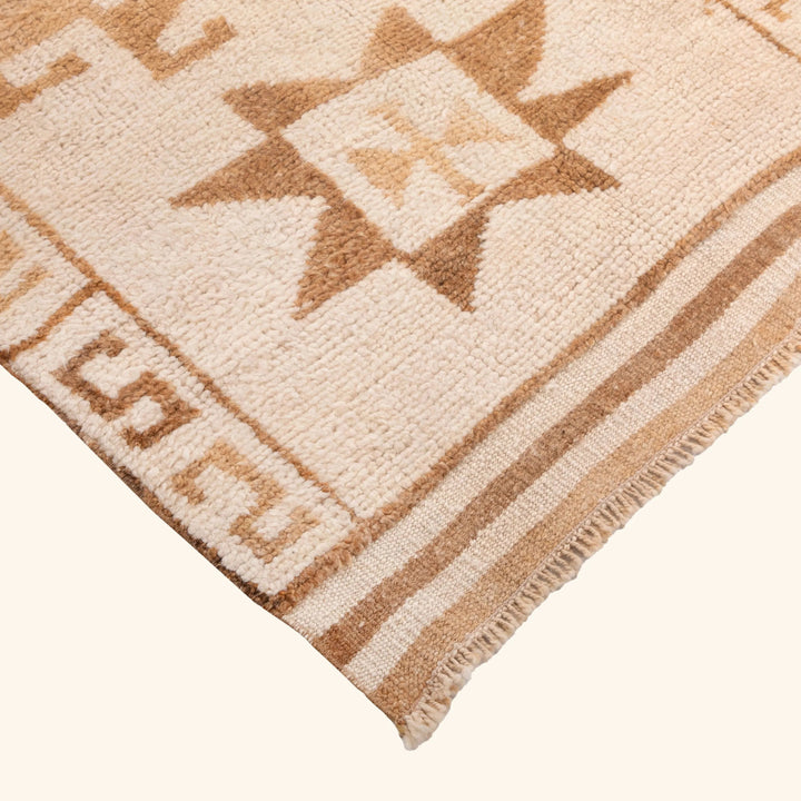 Brown Multi Traditional Turkish Wool Runner - 2'9'' x 11'1''