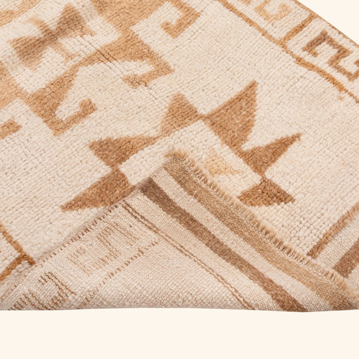 Brown Multi Traditional Turkish Wool Runner - 2'9'' x 11'1''