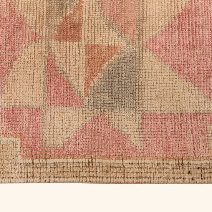 Pink Camel Traditional Turkish Wool Runner - 2'10'' x 12'11''