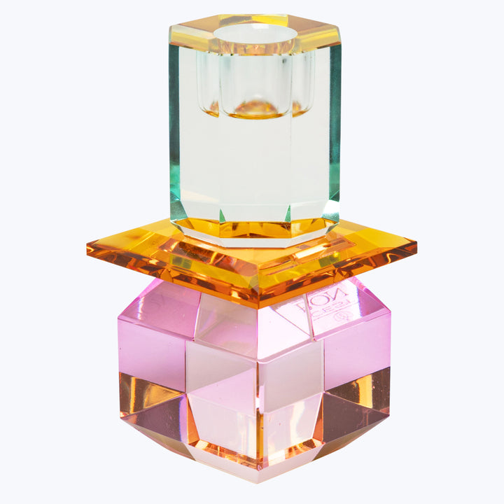 Image for Tall Trio Ornamental Crystal Candle Holder