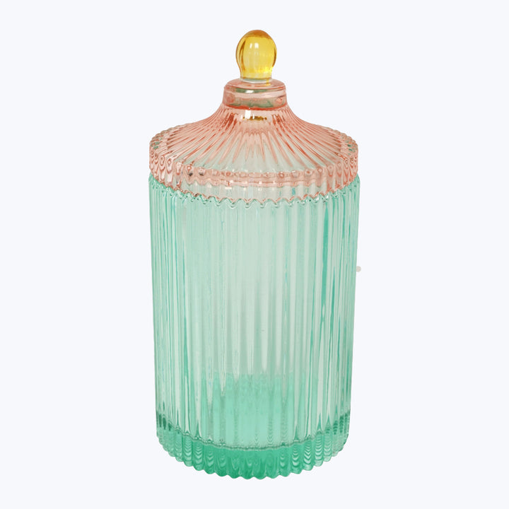 Image for Striped Glass Tall Bonbonniere