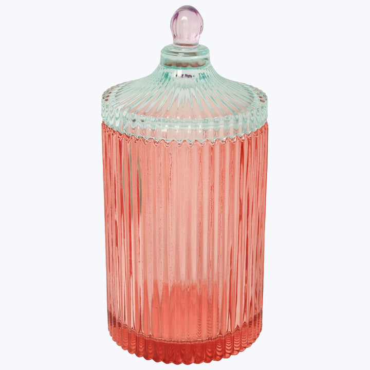 Image for Striped Glass Tall Bonbonniere