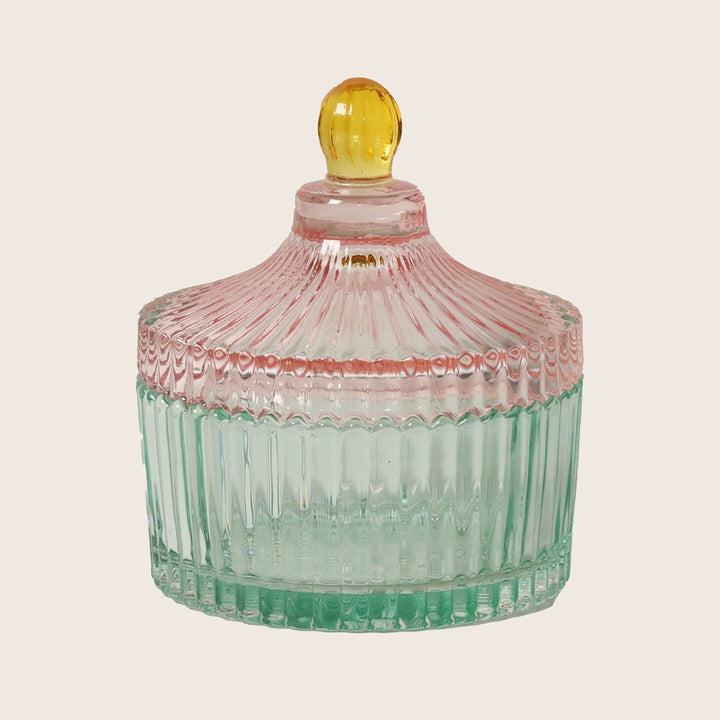 Image for Striped Glass Small Bonbonniere