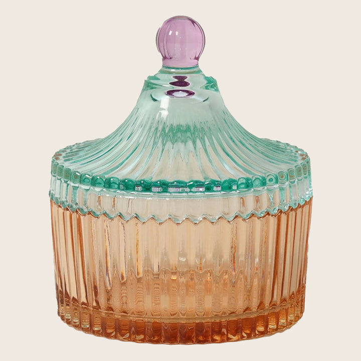 Image for Striped Glass Small Bonbonniere