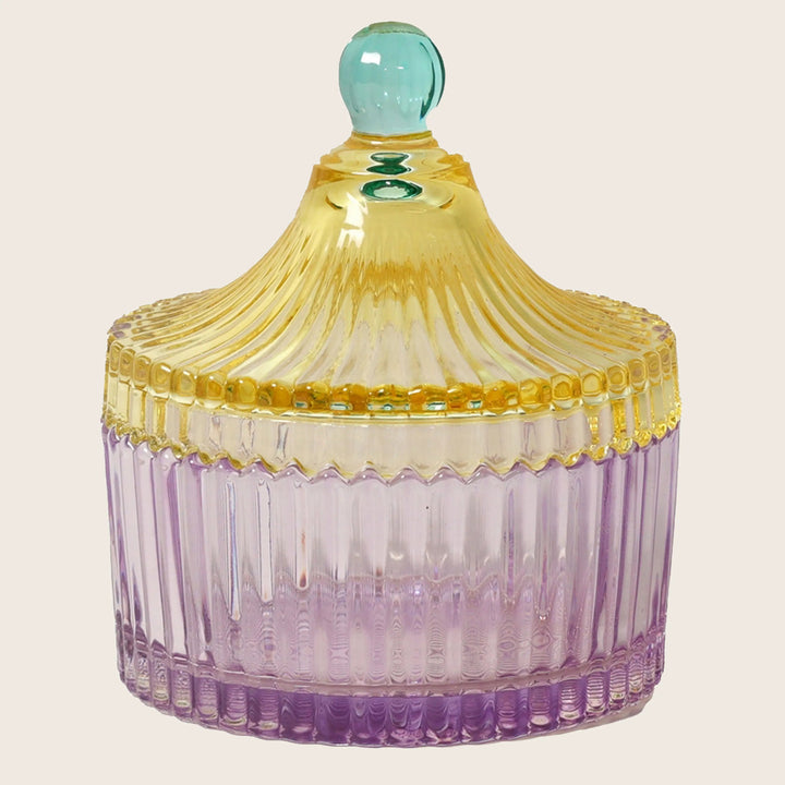 Image for Striped Glass Small Bonbonniere