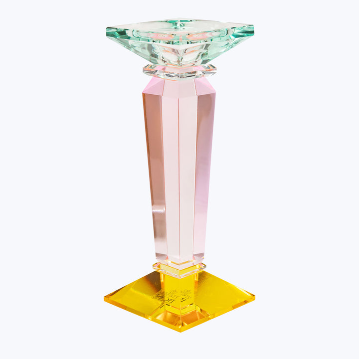 Image for Column Ornamental Crystal Candle Holder