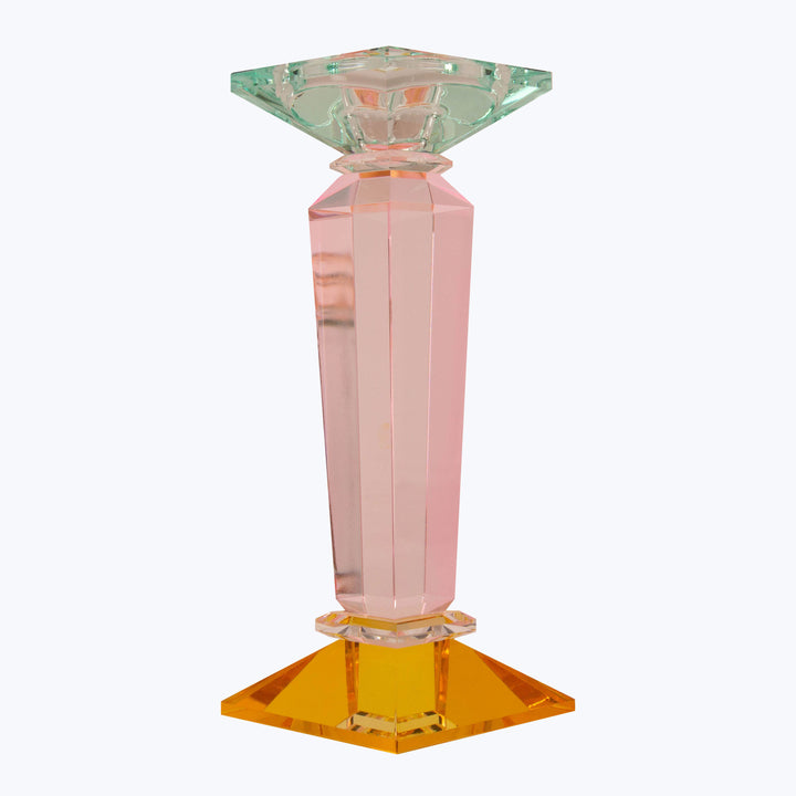 Image for Column Ornamental Crystal Candle Holder