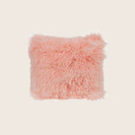 Image for Mongolian Fur Pillow, Rose Quartz