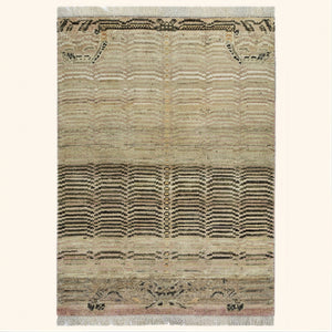 Image for Cream Alchemy Transitional Wool Rug - 4'2" x 5'10"