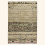 Image for Cream Alchemy Transitional Wool Rug - 4'2" x 5'10"