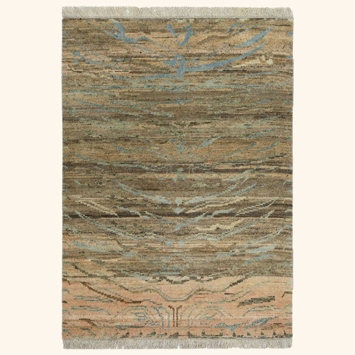 Image for Brown Alchemy Transitional Wool Rug - 4'2" x 5'11"