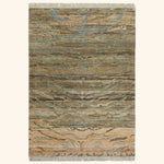 Image for Brown Alchemy Transitional Wool Rug - 4'2" x 5'11"