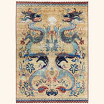 Image for Multicolored Alchemy Transitional Wool Silk Blend Rug - 9' x 12'9"