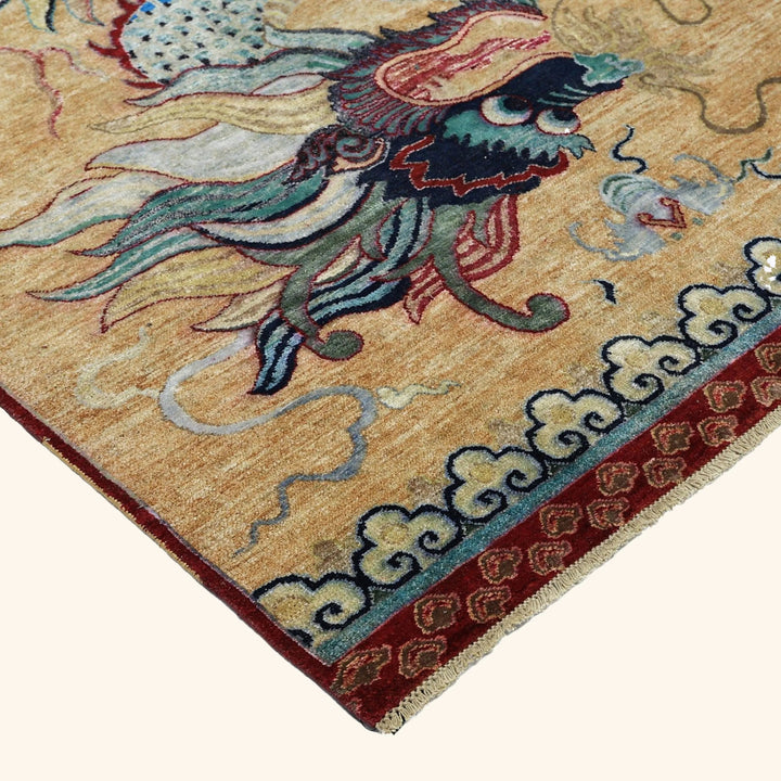 Image for Multicolored Alchemy Transitional Wool Silk Blend Rug - 9' x 12'9"