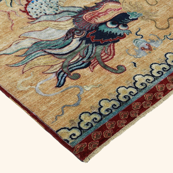 Image for Multicolored Alchemy Transitional Wool Silk Blend Rug - 9' x 12'9"