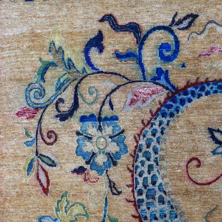 Image for Multicolored Alchemy Transitional Wool Silk Blend Rug - 9' x 12'9"
