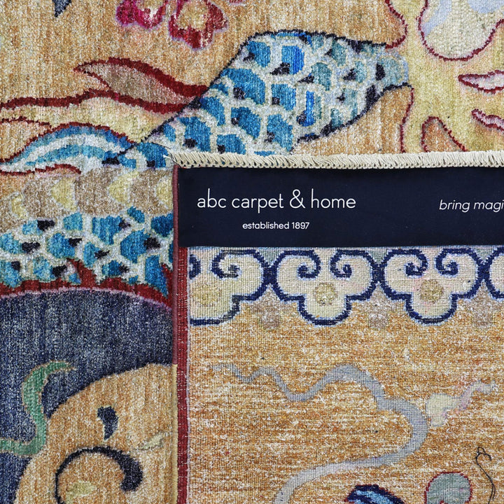 Image for Multicolored Alchemy Transitional Wool Silk Blend Rug - 9' x 12'9"