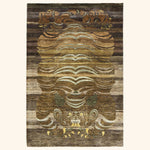 Image for Brown Alchemy Transitional Wool Rug - 4'2" x 6'3"