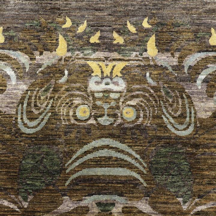 Image for Brown Alchemy Transitional Wool Rug - 4'2" x 6'3"