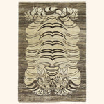 Image for Brown Alchemy Transitional Wool Rug - 4'3" x 6'3"