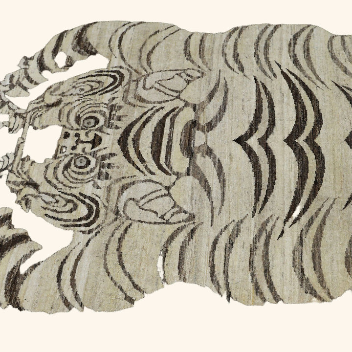 Image for Brown Alchemy Transitional Wool Rug - 4'3" x 6'3"