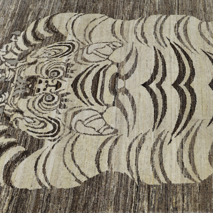 Image for Brown Alchemy Transitional Wool Rug - 4'3" x 6'3"