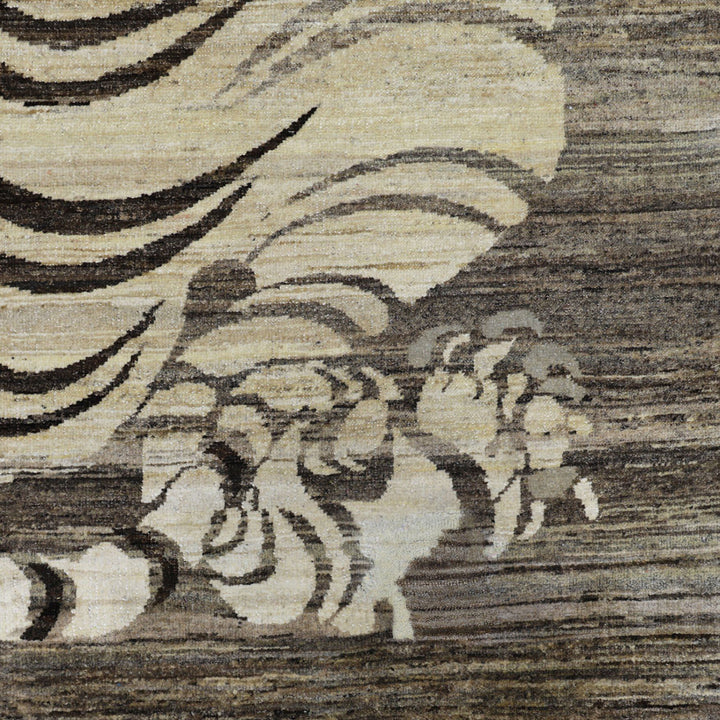 Image for Brown Alchemy Transitional Wool Rug - 4'3" x 6'3"