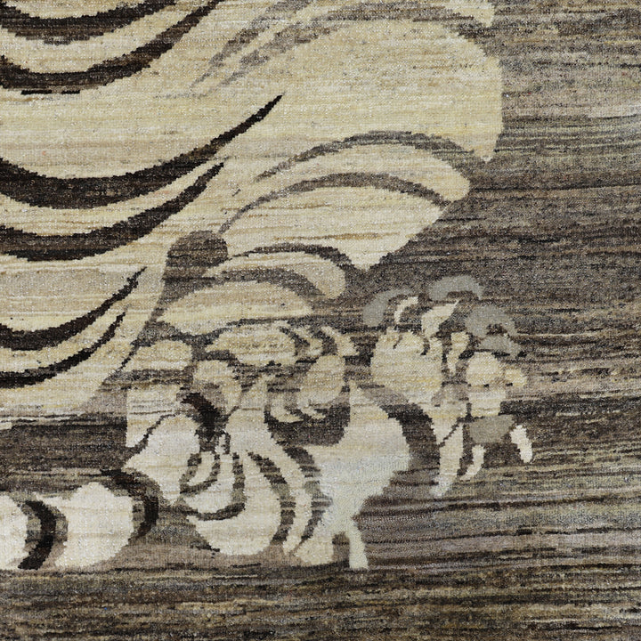 Image for Brown Alchemy Transitional Wool Rug - 4'3" x 6'3"