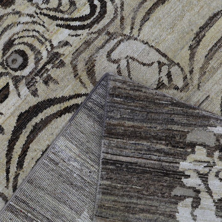 Image for Brown Alchemy Transitional Wool Rug - 4'3" x 6'3"