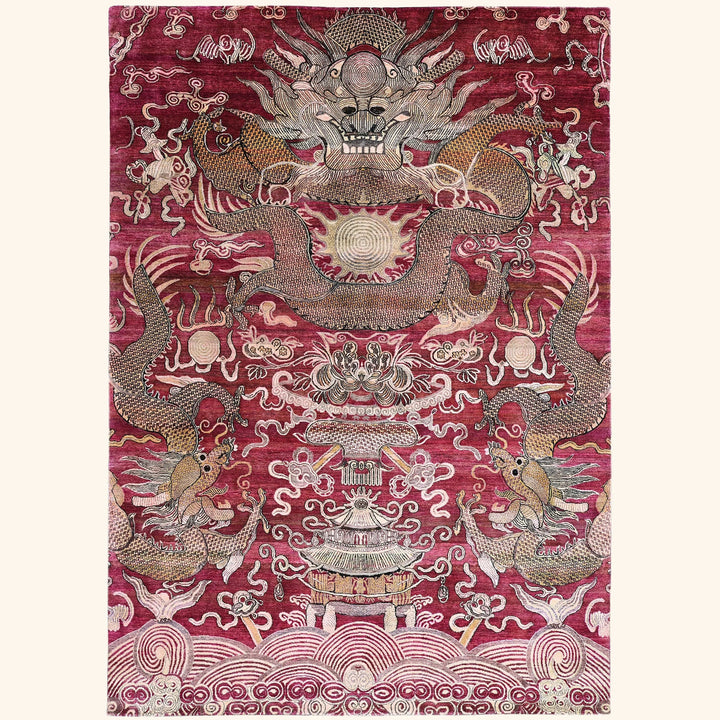 Image for Plum Alchemy Transitional Silk Rug - 8'1" x 11'7"