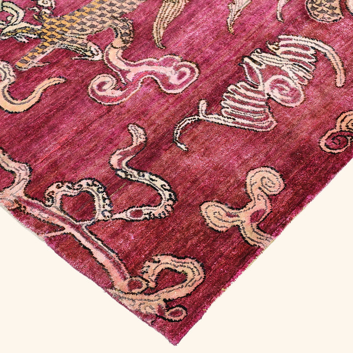 Image for Plum Alchemy Transitional Silk Rug - 8'1" x 11'7"