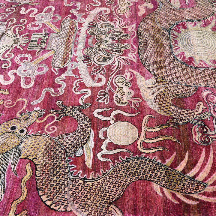 Image for Plum Alchemy Transitional Silk Rug - 8'1" x 11'7"