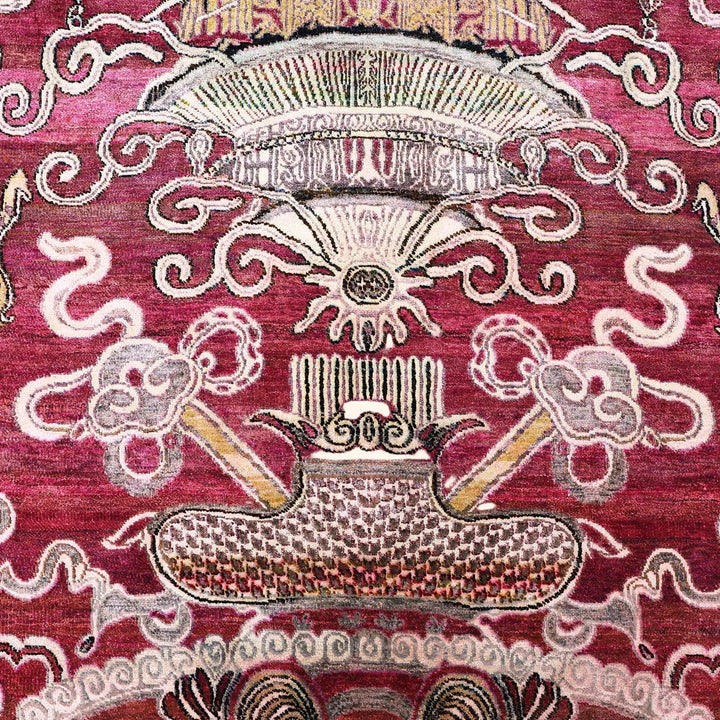 Image for Plum Alchemy Transitional Silk Rug - 8'1" x 11'7"