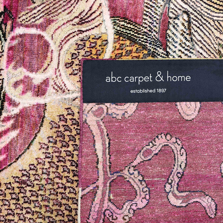 Image for Plum Alchemy Transitional Silk Rug - 8'1" x 11'7"