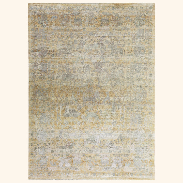 Image for Gold Alchemy Transitional Silk Rug - 9'8" x 13'8"