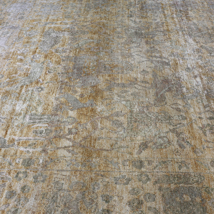 Image for Gold Alchemy Transitional Silk Rug - 9'8" x 13'8"