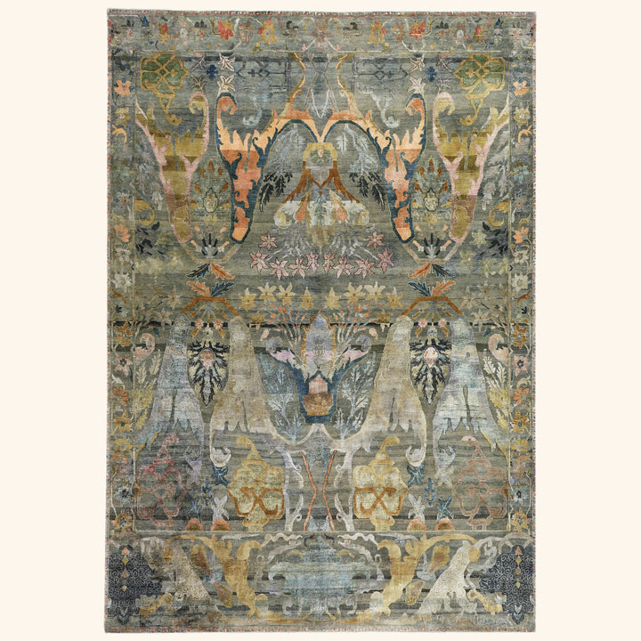 Image for Blue Alchemy Transitional Silk Wool Blend Rug - 9'10" x 14'2"