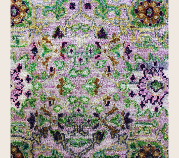 Pink Alchemy Transitional Silk Rug - 15'10" x 20'2"