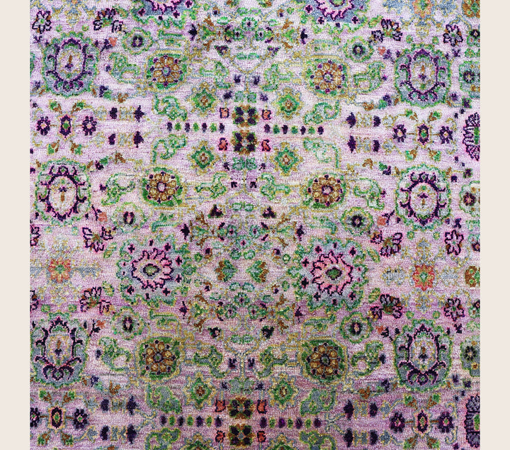 Pink Alchemy Transitional Silk Rug - 15'10" x 20'2"
