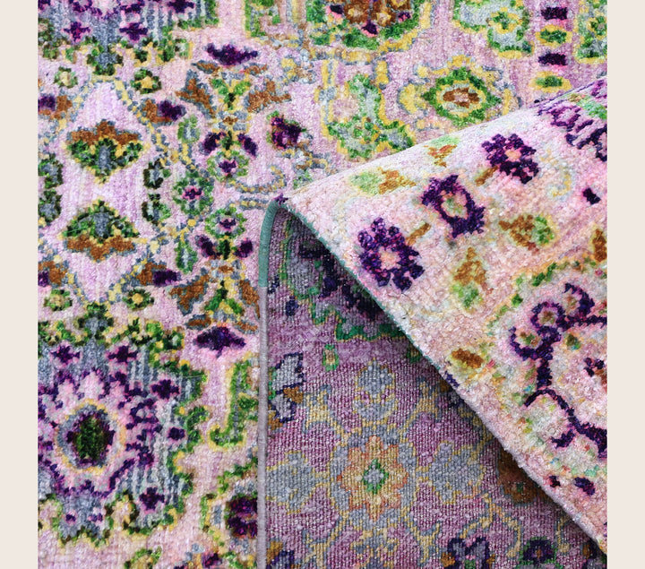 Pink Alchemy Transitional Silk Rug - 15'10" x 20'2"