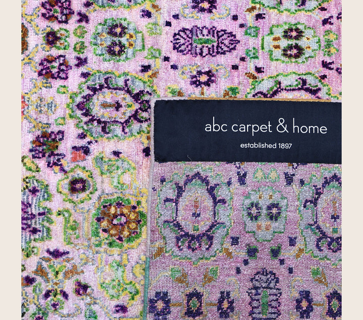 Pink Alchemy Transitional Silk Rug - 15'10" x 20'2"