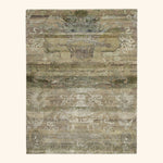 Image for Light Brown Alchemy Transitional Silk Wool Blend Rug - 7'11" x 10'4"