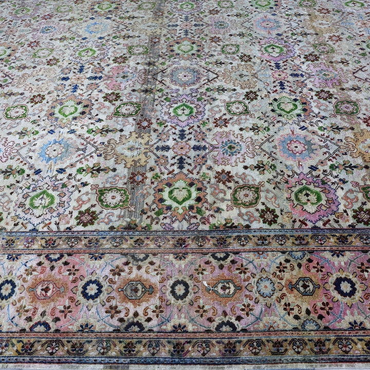 Image for Multicolored Alchemy Traditional Silk Rug - 9'11" x 14'6"