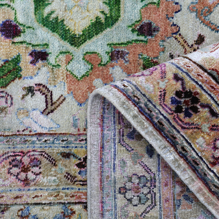 Image for Multicolored Alchemy Traditional Silk Rug - 9'11" x 14'6"