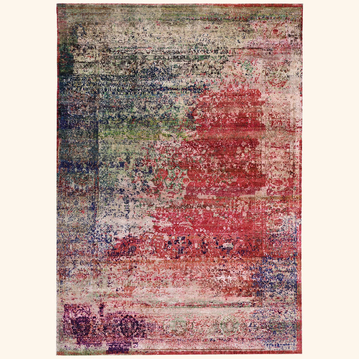 Image for Multicolored Alchemy Transitional Silk Rug - 10'4" x 14'10"