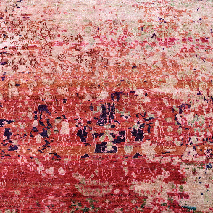 Image for Multicolored Alchemy Transitional Silk Rug - 10'4" x 14'10"