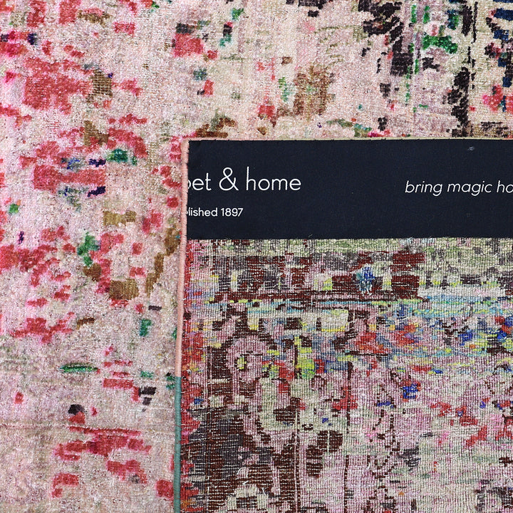 Image for Multicolored Alchemy Transitional Silk Rug - 10'4" x 14'10"