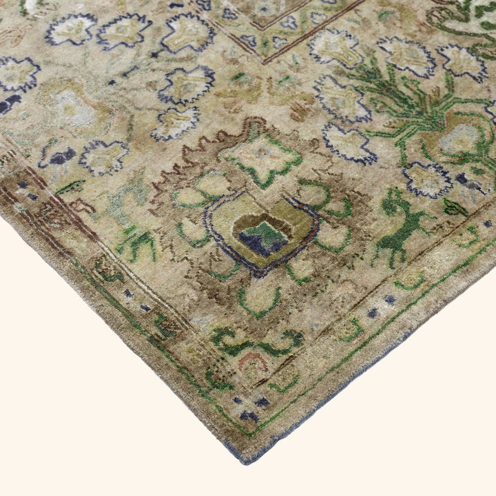 Image for Brown Alchemy Traditional Silk Rug - 10' x 14'