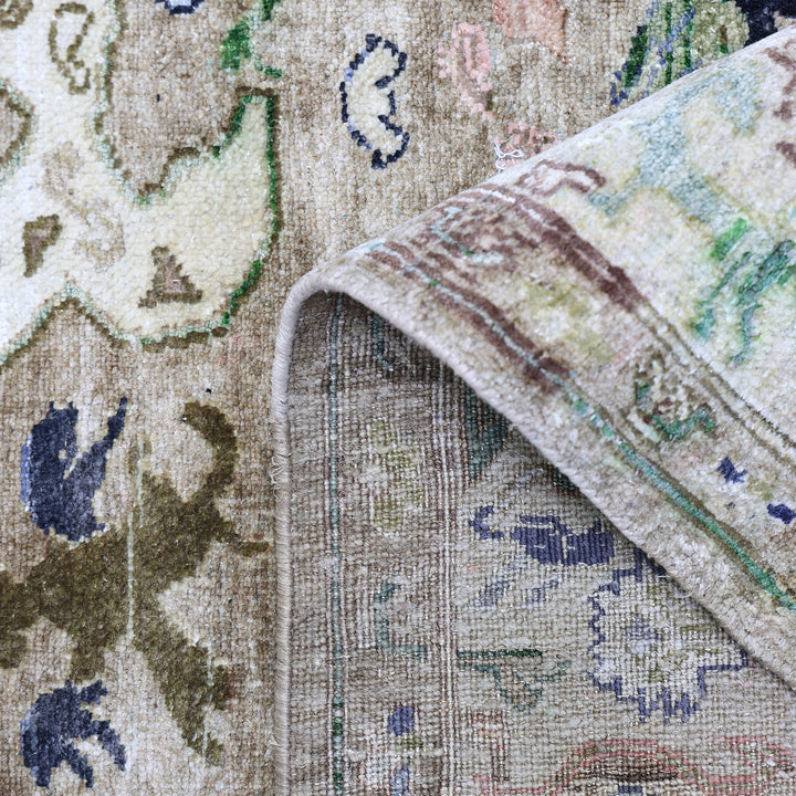 Image for Brown Alchemy Traditional Silk Rug - 10' x 14'