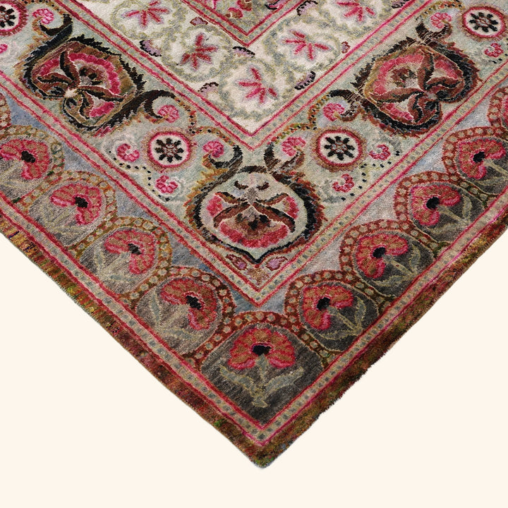 Image for Multicolored Alchemy Traditional Silk Rug - 8'10" x 12'4"